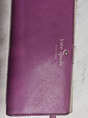 Kate Spade New York Magenta Saffiano Leather Wallet